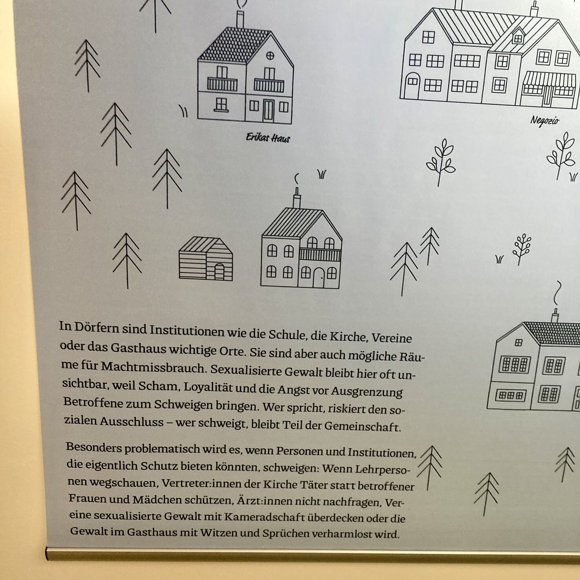 Ein Plakat der Wanderaustellung