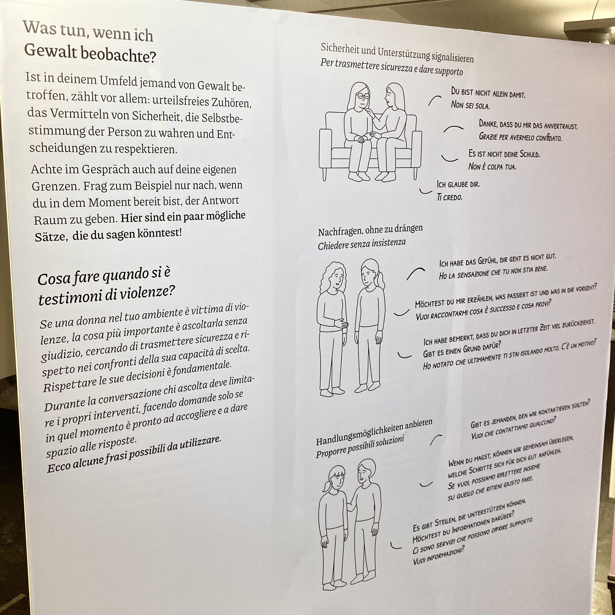 Ein Plakat der Wanderaustellung